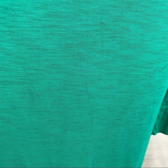 Lilly Pulitzer Small Somerset Emerald Solid Green Dress Mini Dress Ruffle Sleeve - Picture 7 of 8